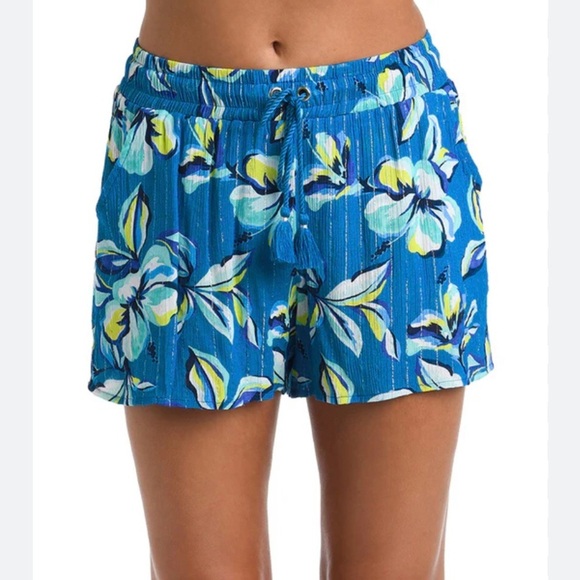 La Blanca Women's Fiji Tropics Beach Cover Up Shorts Size XL - Picture 1 of 16